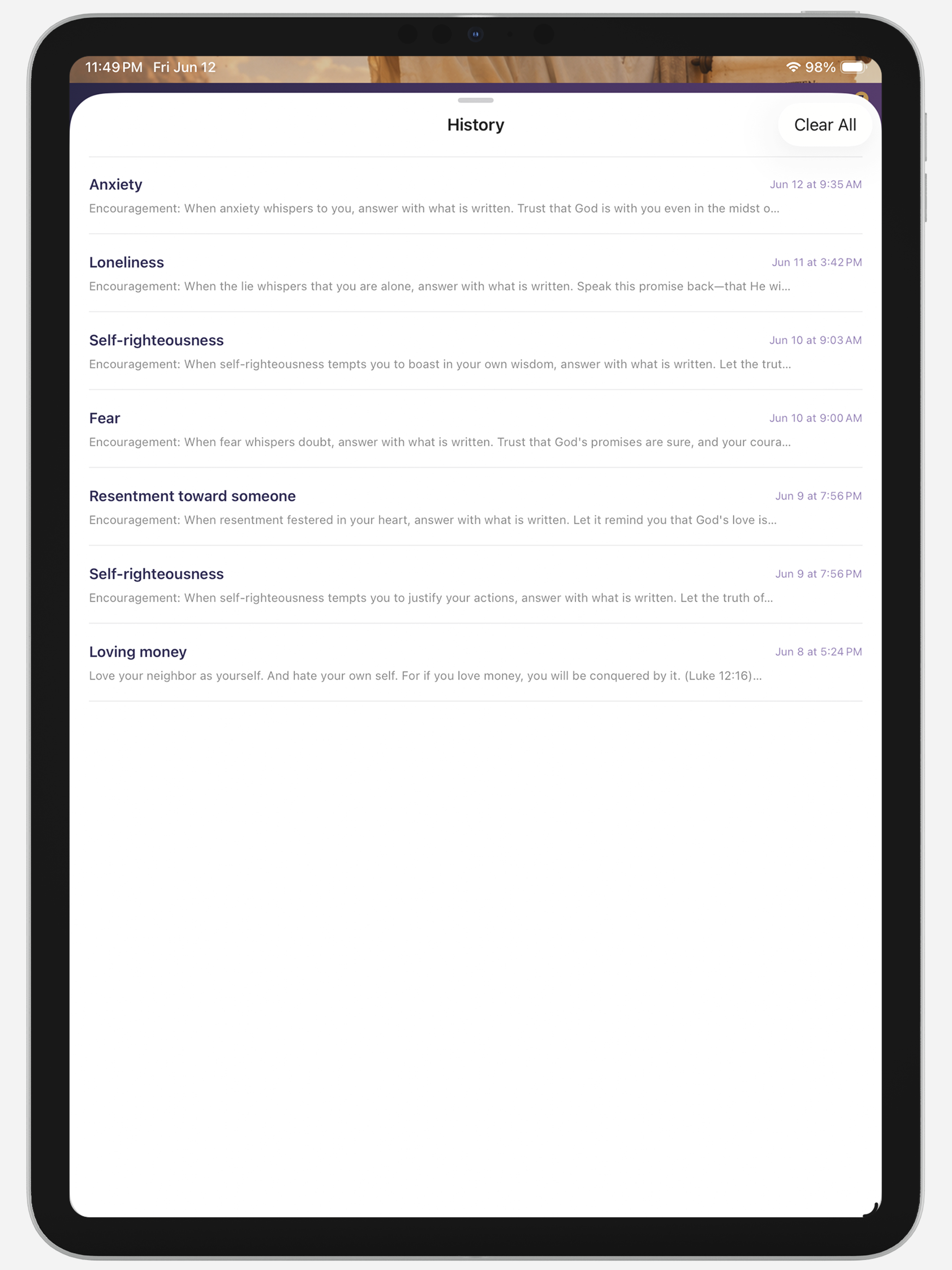 Written Proofs on iPad, screenshot 2 of 7