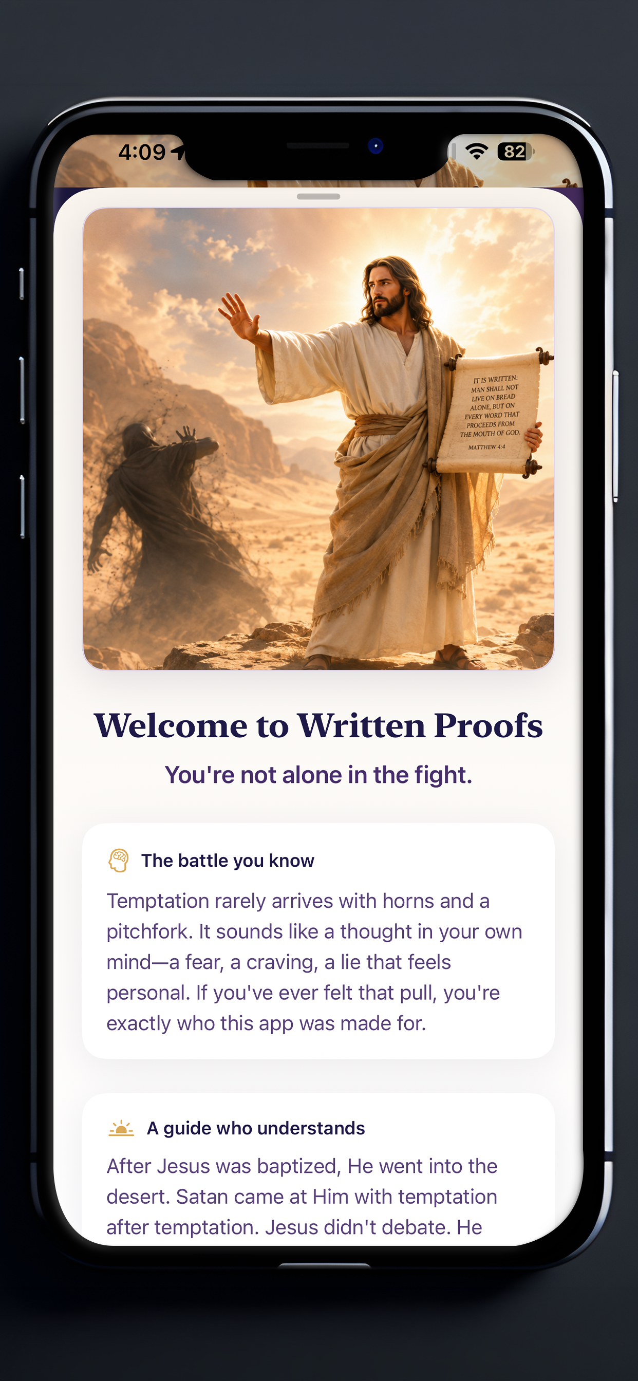 Written Proofs on iPhone, screenshot 2 of 7
