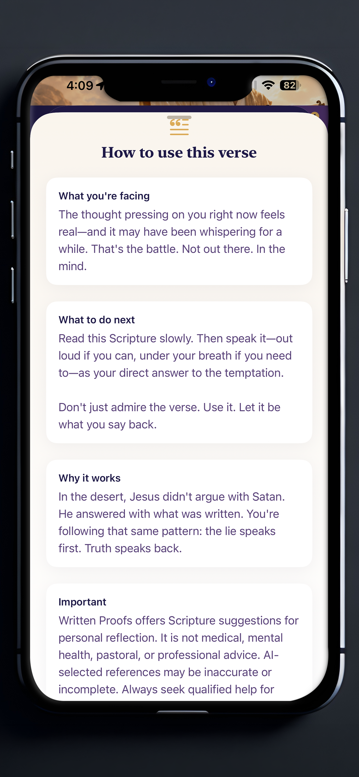 Written Proofs on iPhone, screenshot 6 of 7